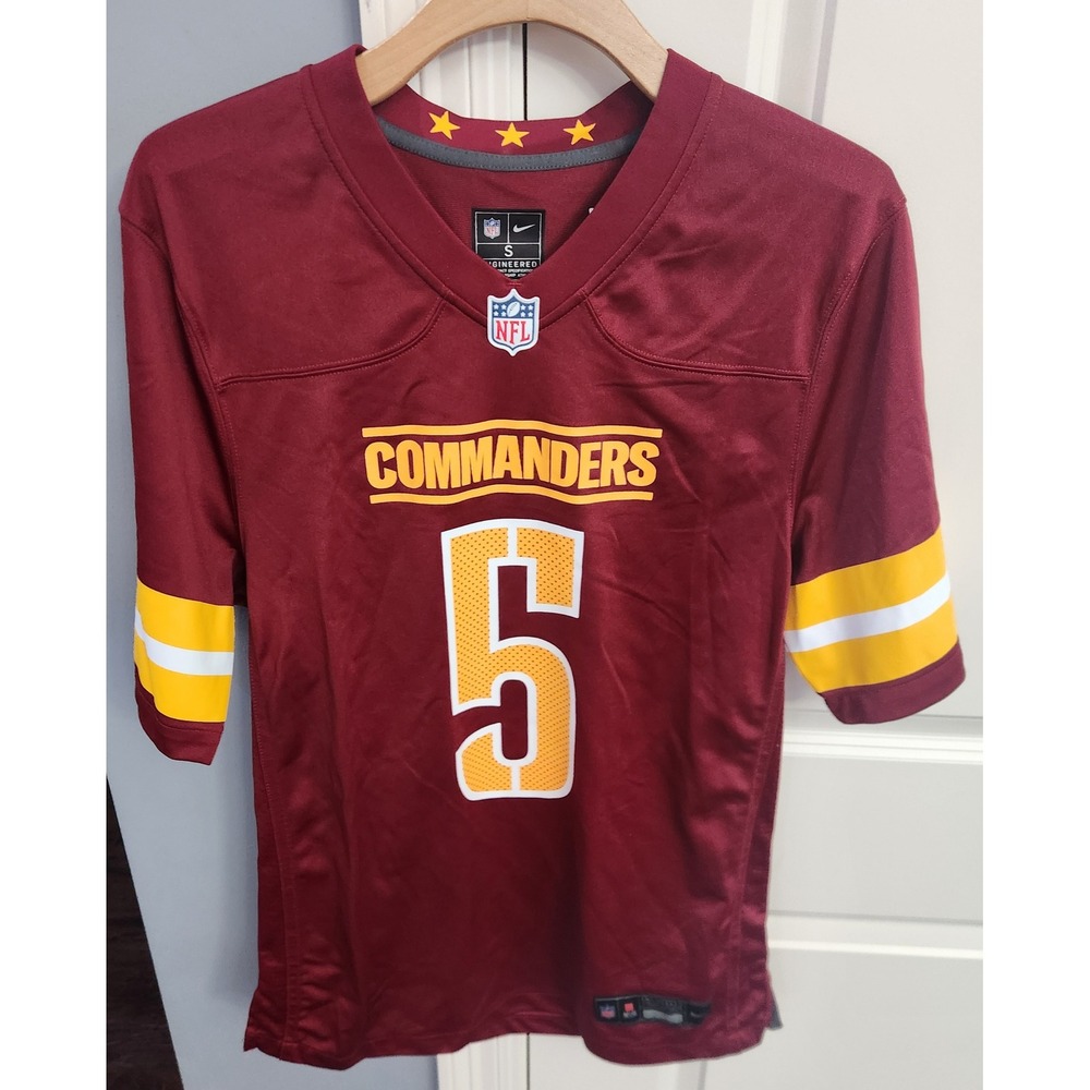 Nike Washington Commanders Jayden Daniels 5 NFL Jersey Burgundy Mens Small